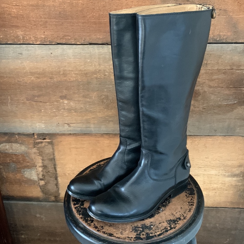 FRYE  size 7 Melissa Button Back Zip